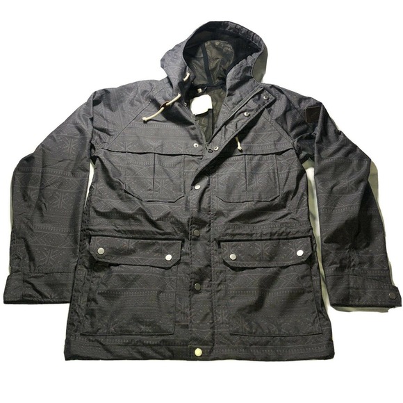 Burton Dry Ride Gray Soft-shell Parka Jacket - Picture 1 of 11